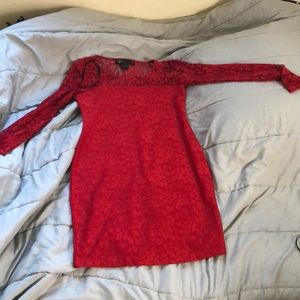 Gorgeous lace red dress